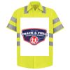 Men's High Visibility Safety Short Sleeve Work Shirt Thumbnail