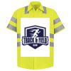 Men's High Visibility Safety Short Sleeve Work Shirt Thumbnail