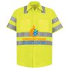 Men's High Visibility Safety Short Sleeve Work Shirt Thumbnail