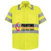Men's High Visibility Safety Short Sleeve Work Shirt Thumbnail
