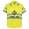 High Visibility Safety Short Sleeve Work Shirt Thumbnail