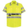 High Visibility Safety Short Sleeve Work Shirt Thumbnail