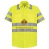 High Visibility Safety Short Sleeve Work Shirt Thumbnail
