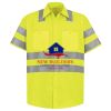 High Visibility Safety Short Sleeve Work Shirt Thumbnail