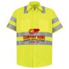 High Visibility Safety Short Sleeve Work Shirt Thumbnail