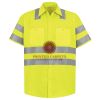 High Visibility Safety Short Sleeve Work Shirt Thumbnail