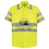 High Visibility Safety Short Sleeve Work Shirt Thumbnail