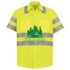 High Visibility Safety Short Sleeve Work Shirt Thumbnail