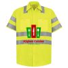 High Visibility Safety Short Sleeve Work Shirt Thumbnail