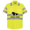 High Visibility Safety Short Sleeve Work Shirt Thumbnail