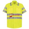 High Visibility Safety Short Sleeve Work Shirt Thumbnail