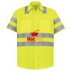 High Visibility Safety Short Sleeve Work Shirt Thumbnail
