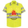 High Visibility Safety Short Sleeve Work Shirt Thumbnail