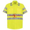 High Visibility Safety Short Sleeve Work Shirt Thumbnail