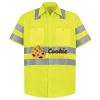 High Visibility Safety Short Sleeve Work Shirt Thumbnail