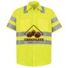 High Visibility Safety Short Sleeve Work Shirt Thumbnail
