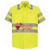 High Visibility Safety Short Sleeve Work Shirt Thumbnail