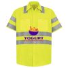 Men's High Visibility Safety Short Sleeve Work Shirt Thumbnail