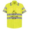 High Visibility Safety Short Sleeve Work Shirt Thumbnail