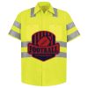 Men's High Visibility Safety Short Sleeve Work Shirt Thumbnail