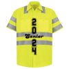 High Visibility Safety Short Sleeve Work Shirt Thumbnail