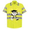 High Visibility Safety Short Sleeve Work Shirt Thumbnail