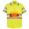 High Visibility Safety Short Sleeve Work Shirt Thumbnail