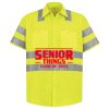 High Visibility Safety Short Sleeve Work Shirt Thumbnail