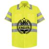Men's High Visibility Safety Short Sleeve Work Shirt Thumbnail