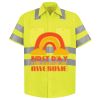 Men's High Visibility Safety Short Sleeve Work Shirt Thumbnail