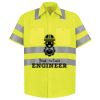 High Visibility Safety Short Sleeve Work Shirt Thumbnail