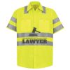 High Visibility Safety Short Sleeve Work Shirt Thumbnail