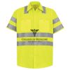 High Visibility Safety Short Sleeve Work Shirt Thumbnail