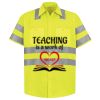 High Visibility Safety Short Sleeve Work Shirt Thumbnail