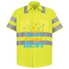 High Visibility Safety Short Sleeve Work Shirt Thumbnail