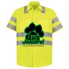 High Visibility Safety Short Sleeve Work Shirt Thumbnail