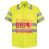 High Visibility Safety Short Sleeve Work Shirt Thumbnail
