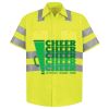 Men's High Visibility Safety Short Sleeve Work Shirt Thumbnail