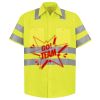 Men's High Visibility Safety Short Sleeve Work Shirt Thumbnail