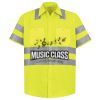 Men's High Visibility Safety Short Sleeve Work Shirt Thumbnail