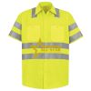Men's High Visibility Safety Short Sleeve Work Shirt Thumbnail