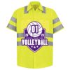 Men's High Visibility Safety Short Sleeve Work Shirt Thumbnail