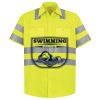 Men's High Visibility Safety Short Sleeve Work Shirt Thumbnail