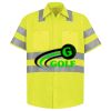 Men's High Visibility Safety Short Sleeve Work Shirt Thumbnail
