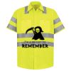 High Visibility Safety Short Sleeve Work Shirt Thumbnail