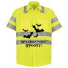 High Visibility Safety Short Sleeve Work Shirt Thumbnail