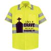 High Visibility Safety Short Sleeve Work Shirt Thumbnail