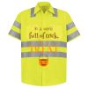 High Visibility Safety Short Sleeve Work Shirt Thumbnail
