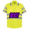 High Visibility Safety Short Sleeve Work Shirt Thumbnail