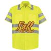 High Visibility Safety Short Sleeve Work Shirt Thumbnail